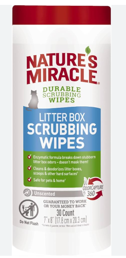 Nature's Miracle Litter Box Wipes