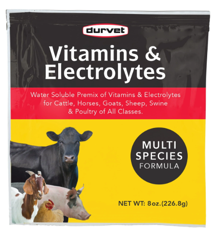 Durvet Vitamins and Electrolytres