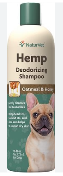 NaturVet Hemp deoderizing Shampoo