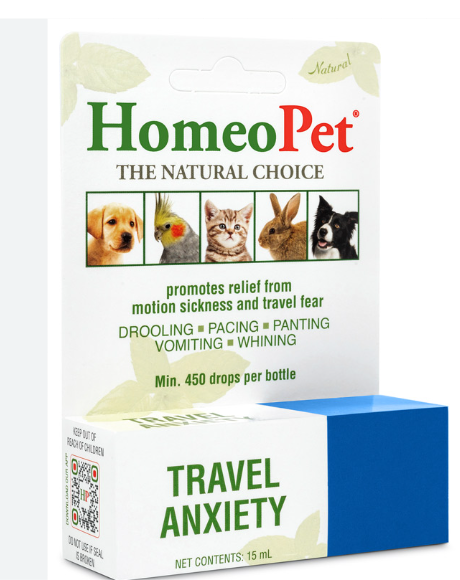 HomeoPet Travel Anxiety